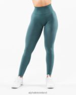 Clothing IE Alphalete Women Amplify Legging Ocean Blue 2L4400430 - Image 3