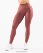 Clothing IE Alphalete Women Amplify Legging Rose Red 2L4400424 - Image 3
