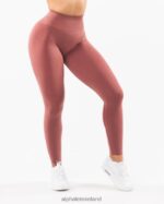 Clothing IE Alphalete Women Amplify Legging Rose Red 2L4400424 - Image 4