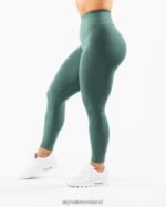 Clothing IE Alphalete Women Amplify Legging Sage Green 2L4400389 - Image 4