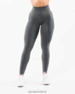 Clothing IE Alphalete Women Amplify Legging Smoke Grey 2L4400433 - Image 3
