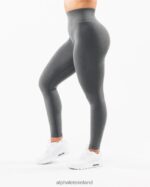 Clothing IE Alphalete Women Amplify Legging Smoke Grey 2L4400433 - Image 4