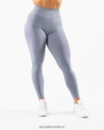 Clothing IE Alphalete Women Amplify Legging Still Water Blue 2L4400388 - Image 3