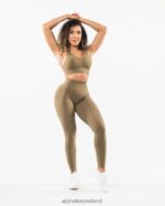 Clothing IE Alphalete Women Amplify Legging Willow Green 2L4400428 - Image 2
