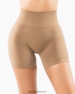 Clothing IE Alphalete Women Amplify Short 4.5" Chai Brown 2L4400338 - Image 3