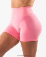 Clothing IE Alphalete Women Amplify Short 4.5" Cotton Candy Pink 2L4400319 - Image 4