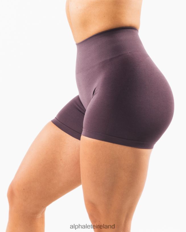 Clothing IE Alphalete Women Amplify Short 4.5" Dove Purple 2L4400304 - Image 4