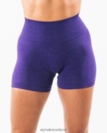 Clothing IE Alphalete Women Amplify Short 4.5" Electric Purple 2L4400321 - Image 3