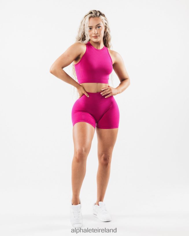 Clothing IE Alphalete Women Amplify Short 4.5" Magenta Pink 2L4400331 - Image 2