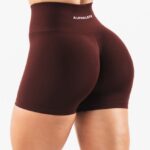 Clothing IE Alphalete Women Amplify Short 4.5" Sangria Red 2L4400334