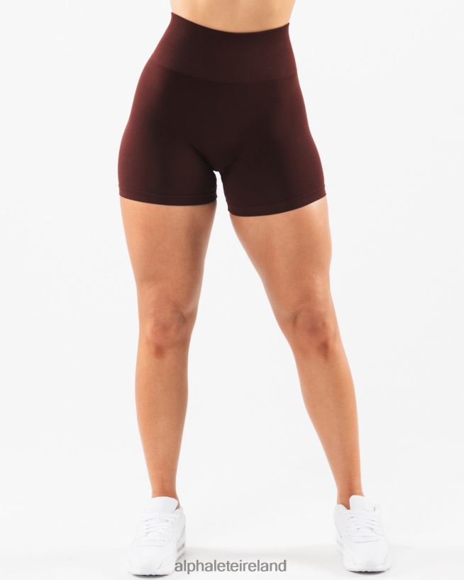 Clothing IE Alphalete Women Amplify Short 4.5" Sangria Red 2L4400334 - Image 3