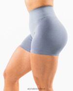 Clothing IE Alphalete Women Amplify Short 4.5" Still Water Blue 2L4400302 - Image 4