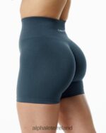 Clothing IE Alphalete Women Amplify Short 4.5" Whale Blue 2L4400353