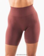 Clothing IE Alphalete Women Amplify Short 6.5" Autumn Red 2L4400354 - Image 3