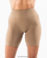 Clothing IE Alphalete Women Amplify Short 6.5" Chai Brown 2L4400355 - Image 3