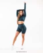Clothing IE Alphalete Women Amplify Short 6.5" Midnight Blue 2L4400357 - Image 2