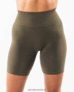 Clothing IE Alphalete Women Amplify Short 6.5" Oak Green 2L4400356 - Image 3