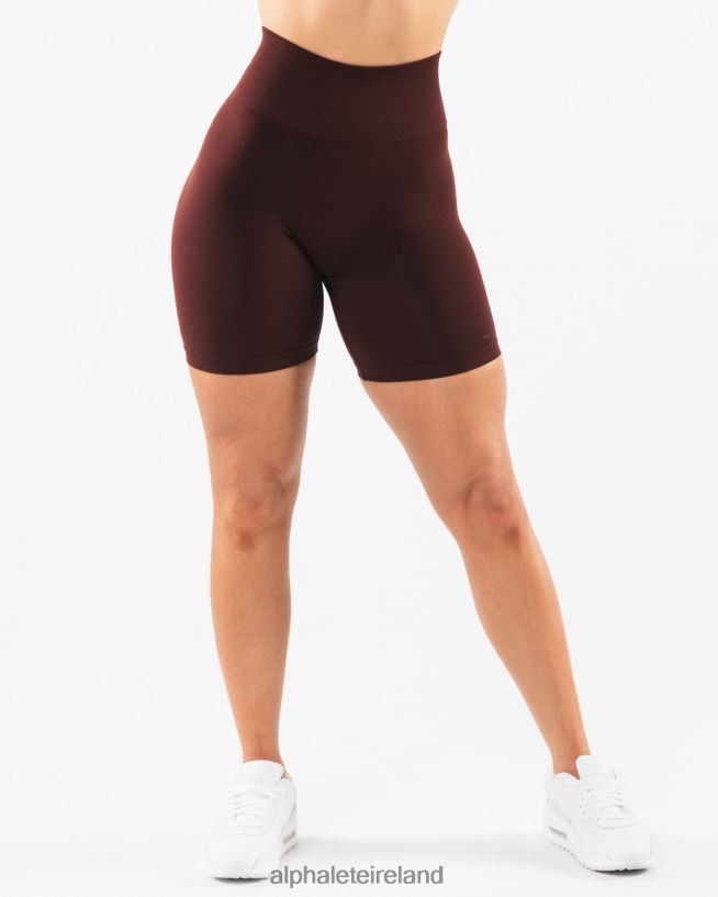 Clothing IE Alphalete Women Amplify Short 6.5" Sangria Red 2L4400362 - Image 3