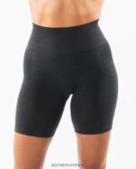 Clothing IE Alphalete Women Amplify Short 6.5" Shadow Grey 2L4400358 - Image 3