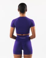 Clothing IE Alphalete Women Amplify SS Crop Electric Purple 2L4400222 - Image 3