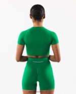 Clothing IE Alphalete Women Amplify SS Crop Emerald Green 2L4400224 - Image 3
