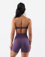 Clothing IE Alphalete Women Aura Bandeau Aster Purple 2L440033 - Image 2