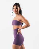 Clothing IE Alphalete Women Aura Bandeau Aster Purple 2L440033 - Image 4