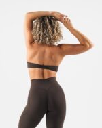 Clothing IE Alphalete Women Aura Bandeau Cashmere Brown 2L440053 - Image 2