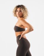 Clothing IE Alphalete Women Aura Bandeau Cashmere Brown 2L440053 - Image 4