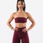 Clothing IE Alphalete Women Aura Bandeau Cran Red 2L440027