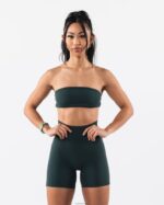 Clothing IE Alphalete Women Aura Bandeau Cypress Green 2L440032