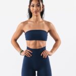 Clothing IE Alphalete Women Aura Bandeau Ink Blue 2L440036