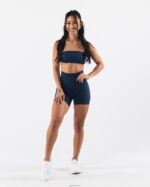 Clothing IE Alphalete Women Aura Bandeau Ink Blue 2L440036 - Image 3