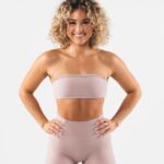 Clothing IE Alphalete Women Aura Bandeau Porcelain Brown 2L440044