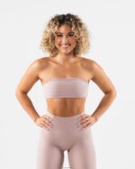 Clothing IE Alphalete Women Aura Bandeau Porcelain Brown 2L440044