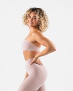 Clothing IE Alphalete Women Aura Bandeau Porcelain Brown 2L440044 - Image 4