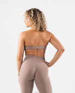 Clothing IE Alphalete Women Aura Bandeau Sand Brown 2L440047 - Image 2