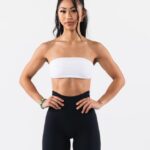 Clothing IE Alphalete Women Aura Bandeau White 2L440041