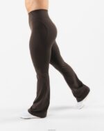 Clothing IE Alphalete Women Aura Flared Pant Cashmere Brown 2L4400398 - Image 3