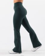 Clothing IE Alphalete Women Aura Flared Pant Cypress Green 2L4400379 - Image 3