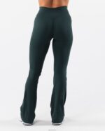 Clothing IE Alphalete Women Aura Flared Pant Cypress Green 2L4400379 - Image 4