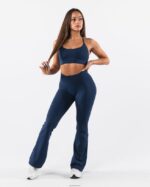 Clothing IE Alphalete Women Aura Flared Pant Ink Blue 2L4400385 - Image 2