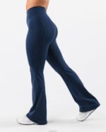 Clothing IE Alphalete Women Aura Flared Pant Ink Blue 2L4400385 - Image 3
