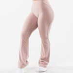 Clothing IE Alphalete Women Aura Flared Pant Porcelain Brown 2L4400392
