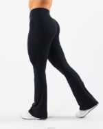 Clothing IE Alphalete Women Aura Flared Pant Tall Black 2L4400387 - Image 3