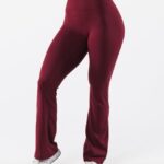 Clothing IE Alphalete Women Aura Flared Pant Tall Cran Red 2L4400377