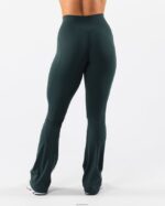 Clothing IE Alphalete Women Aura Flared Pant Tall Cypress Green 2L4400380 - Image 4