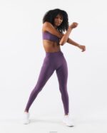 Clothing IE Alphalete Women Aura Legging Aster Purple 2L4400381 - Image 2