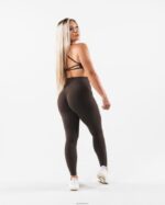 Clothing IE Alphalete Women Aura Legging Cashmere Brown 2L4400399 - Image 2