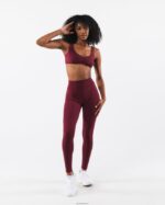 Clothing IE Alphalete Women Aura Legging Cran Red 2L4400375 - Image 2
